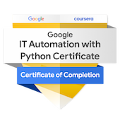 Google IT Automation with Python Professional Certificate